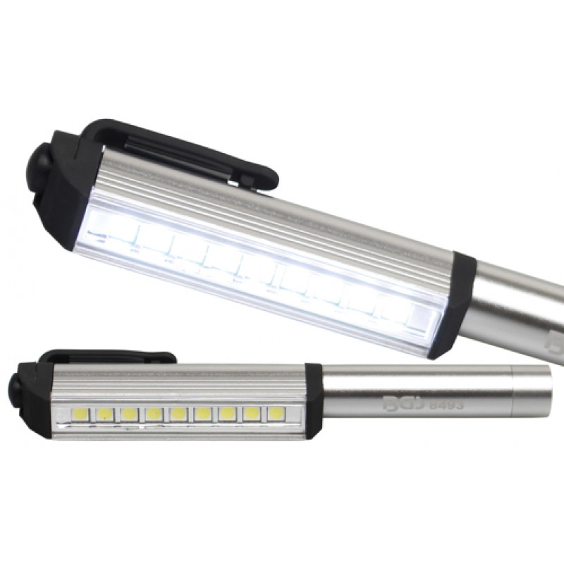 BGS alumīnija lukturis ar 9 LED