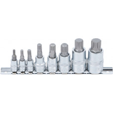 Impact Bit Socket Set | Spline (for XZN) | M4 - M16 | 8 pcs.