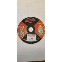 Griešanas disks metālam GLOBE ZAC 125x1.6x22.23 mm, G1723