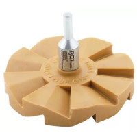 Līmes, uzlīmju tīrītājs,dzēšgumija 90mm BGS 3999-1