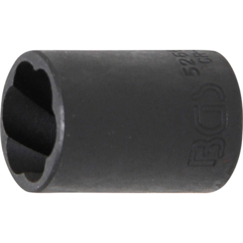 Twist Socket (Spiral Profile) / Screw Extractor | 12.5 mm (1/2") Drive | 17 mm