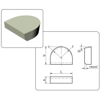 Cietsakausējuma plāksnīte 16010 BK8