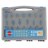 Frēžu urbju komplekts 20 gab.