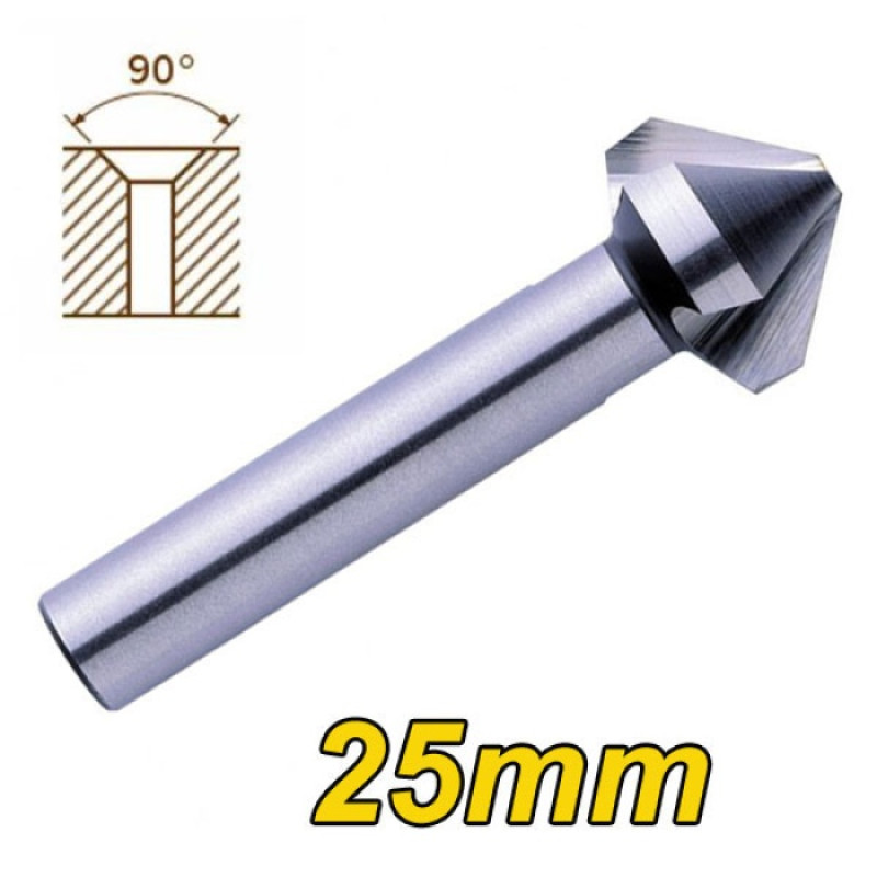 Zeņķurbis 90° 25.0 mm HSS Ratioline