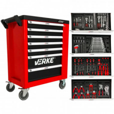 Service tool cabinet, 7 drawers + 1 side compartment (155 pcs.) VERKE