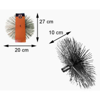 Birste 200mm dūmvadam, tērauda