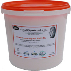 Montāžas pasta TOP Line WAX 5kg (oranža)
