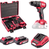 Worcraft Li-ion Cordless Driver / Drill 20V, 2x2.0Ah (BMC)