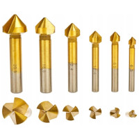 Frēzēšanas konisko griezēju komplekts (6,3-20,5 mm) (6 gab.)