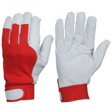 Work gloves leather-polyester FLEX-TOUCH / 9 (L)
