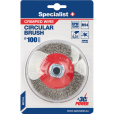 Specialist Vielinė šlifavimo taurė, suktos vielos 75 mm. M14, SPECIALIST +   (kopija)