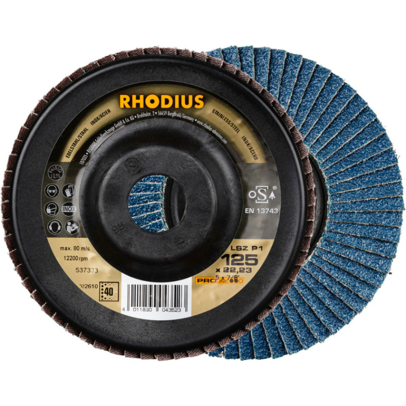 Rhodius 180 mm slīpēšanas disks. LSZ60