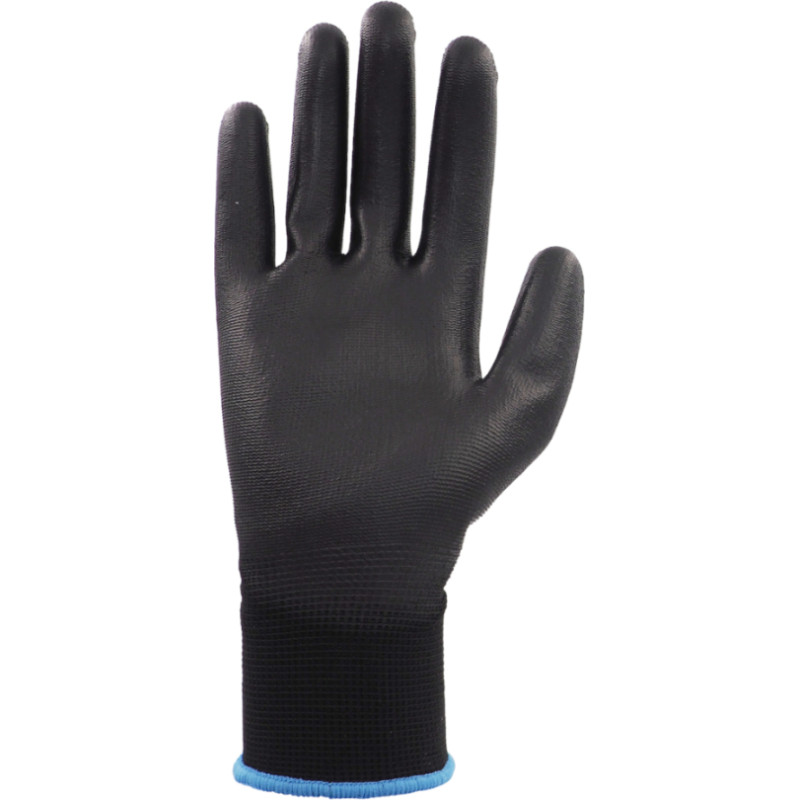 Active Gear Melnie poliuretana cimdi XL, 12 gab.