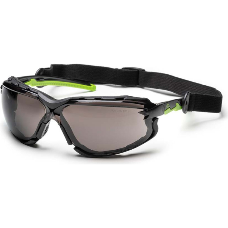 Active Gear Aizsargbrilles ar gumiju Active Gear V641, tumšinā