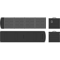 Foldable solar panel 200W with XT60 4in1 port cable