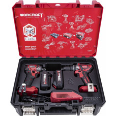 Worcraft Li-ion Impact Cordless Driil and Impact Screwdriver set (BMC)