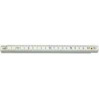 Folding ruler plastic 1m