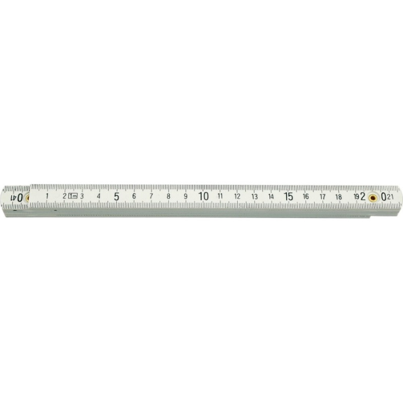 Folding ruler plastic 1m