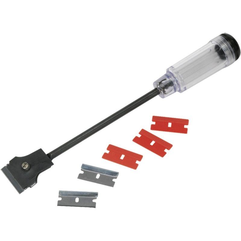 Ellient Tools Pagarināts skuvekļa skrāpis ar maināmiem asmeņiem