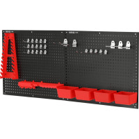 Metal tool board with containers and handles set 34pcs