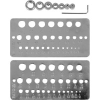 Yato Urbju mērierīces/dziļuma atturu komplekts 10gab. (1,0–13,0 mm)