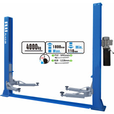 Puli Гидравлический двухстоечный подъемник с механическими предохранителями, 4,0 т/4,0 т, 380 В