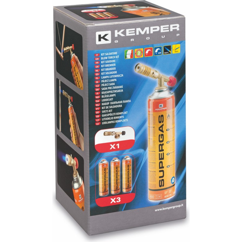 Kemper Deglis 1047 ar 3 super gāzes baloniem