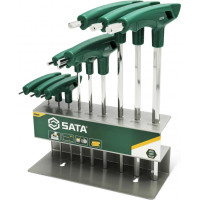 Sata T-Handle hex key set 2-10mm 9pcs