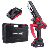 Worcraft Li-ion bezvadu rokas zāģis 20V plastmasas kastē