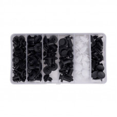 Plastmasas stumjamās saspraudes universāls sortiments (100gab.)