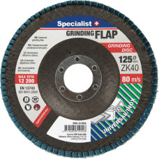 Specialist + vēdekļveida slīpēšanas disks ZK40, 125 mm