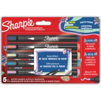Sharpie Radošo marķieru komplekts, apaļš gals, SHARPIE, 5 gab