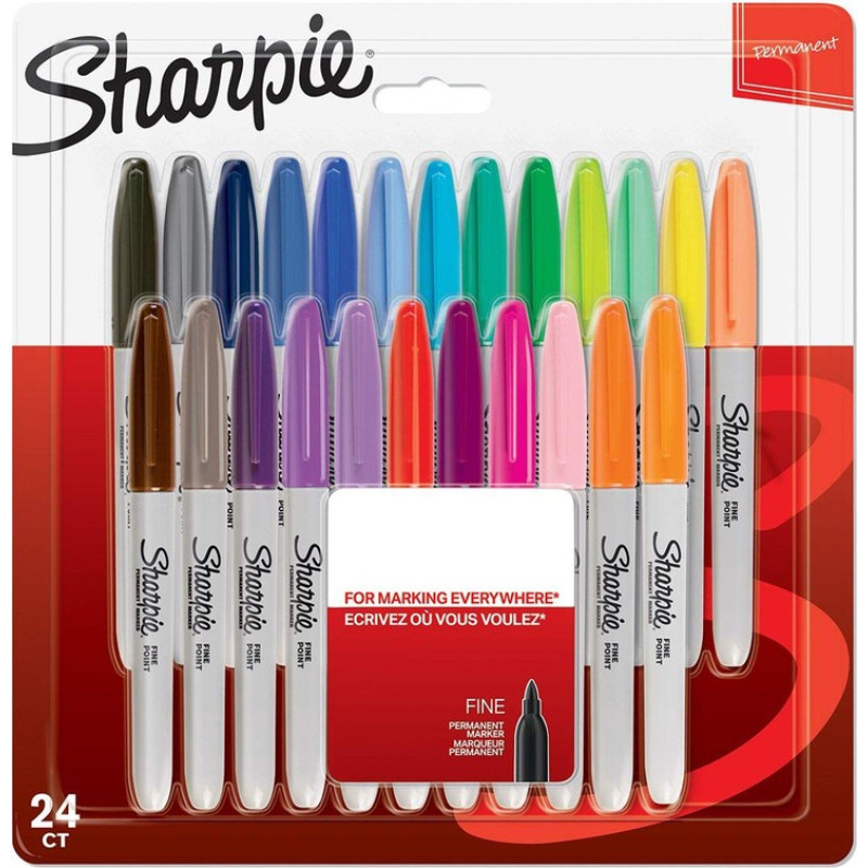 Sharpie marķieru komplekts 24 gab.