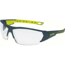Uvex Aizsargbrilles UVEX I-Works, caurspīdīgas, zaļas