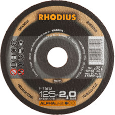 Rhodius Disks metālam Rhodius FT26 180x2x22,23 mm