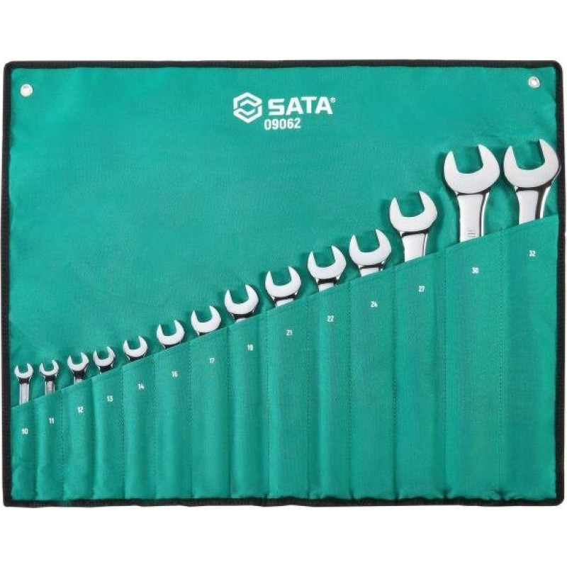 Sata Combination wrench set 14pcs (10-32mm)