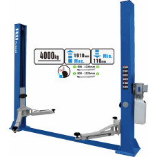 Puli Hydraulic two post lift with mechanical safety locks, 4.0t / 4.0t, 380V