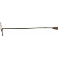 Valve fishing tool with long flexible cable