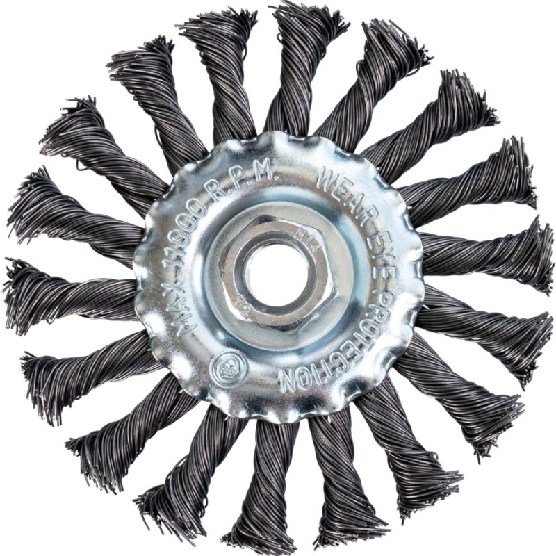 Richmann Plakanā vītā stiepļu birste 115 x 22,2 mm. Richmann