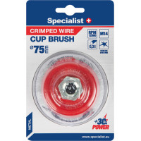 Specialist Nerūdijančio plieno vielos šepetys 60 mm. M14, SPECIALIST + (kopija)