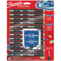 Sharpie Radošo marķieru komplekts, apaļš gals, SHARPIE, 12 gab