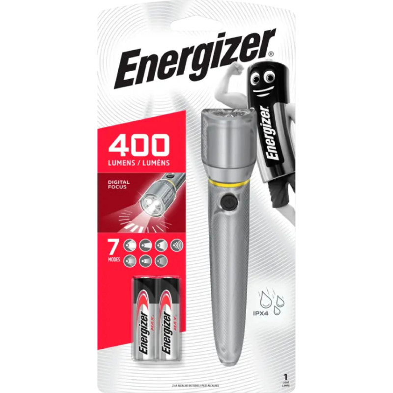 Energizer Rokas lukturītis, 400 lm, 2xAA, VISION HD, ENERGIZER