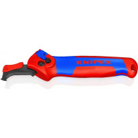 Knipex  Stripping knife with guide shoe and ratchet KNIPEX