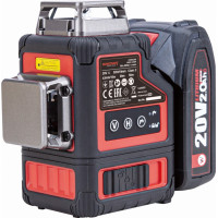 Worcraft LI-ON Cross laser level 3x3D with green beam set XCUBE box
