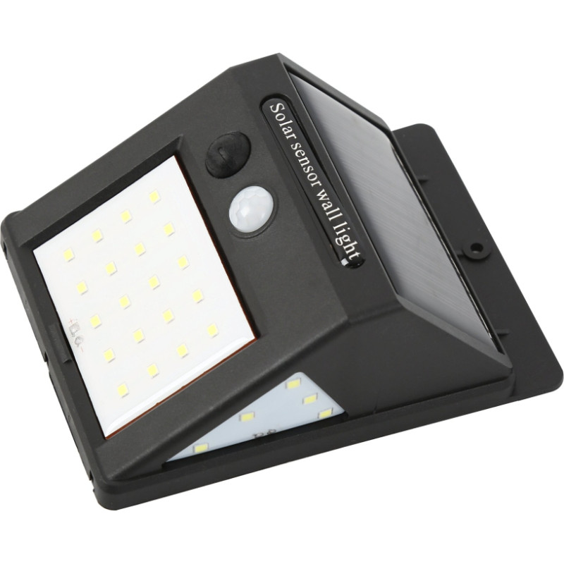 Solar wall light with motion sensor 6W 5500K LED