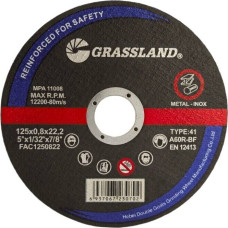 Grassland Cut-off wheel. Flat. Metal and steel 125x0.8x22.2 41 type