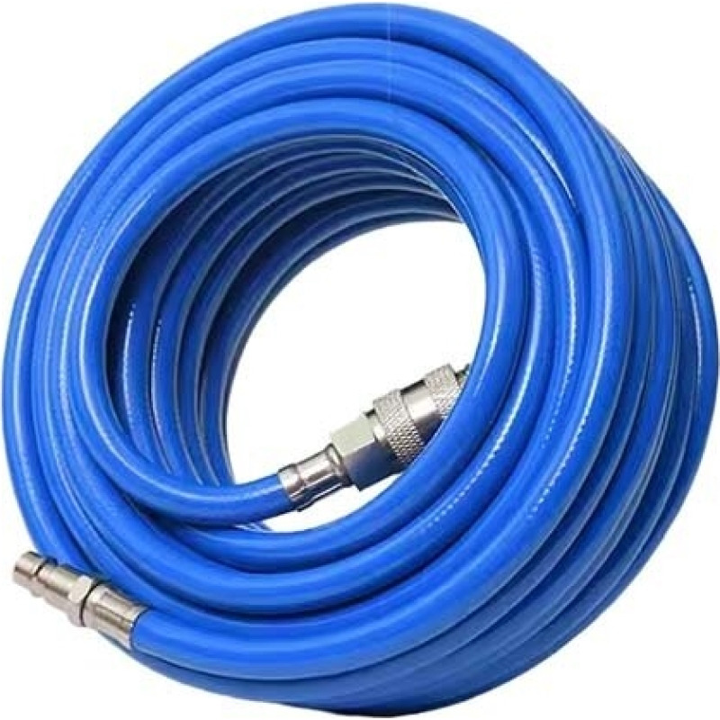PVC air hose with quick couplers Ø10 x 16mm / Ø10 x 16mm, 10m