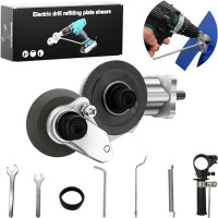 Lokšņu metāla montāžas šķēres stiprinājums urbjam