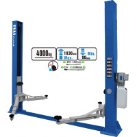 Puli Divu statņu hidrauliskais pacēlājs (3 pakāpju aizmugurējās sviras), 4,0 t / 4,0 t, 220 V