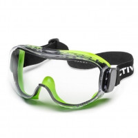Safety goggles wide screen with rubber band AG